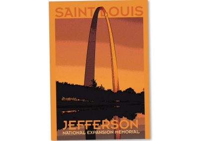 Corporate Design | Postcard | Jefferson National Expansion Memorial | Missouri