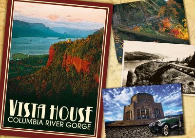 Corporate Design | Postcard | Vista House – Columbia River Gorge | Oregon
