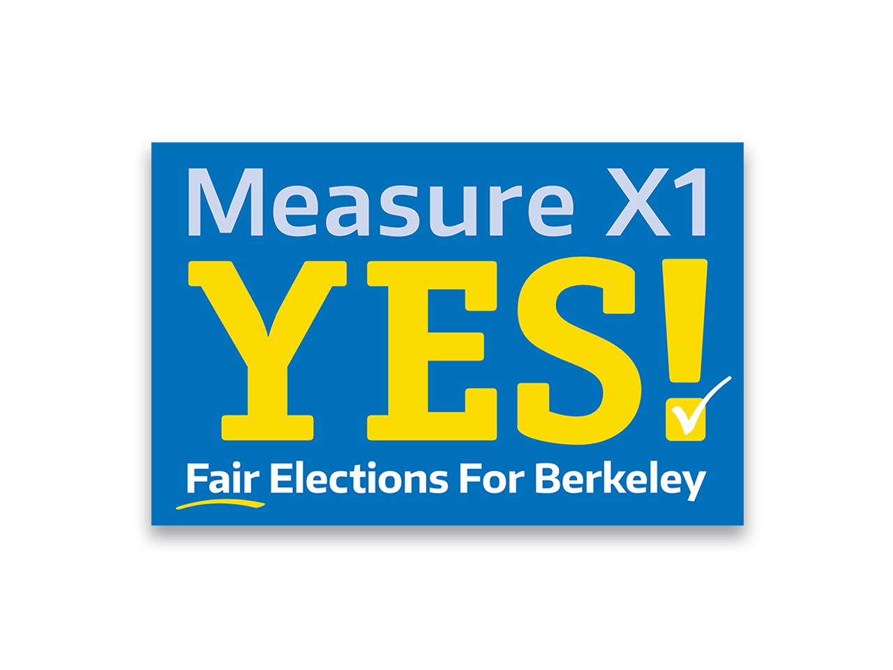 Political Design | Campaign Logo Measure X1 Sacramento