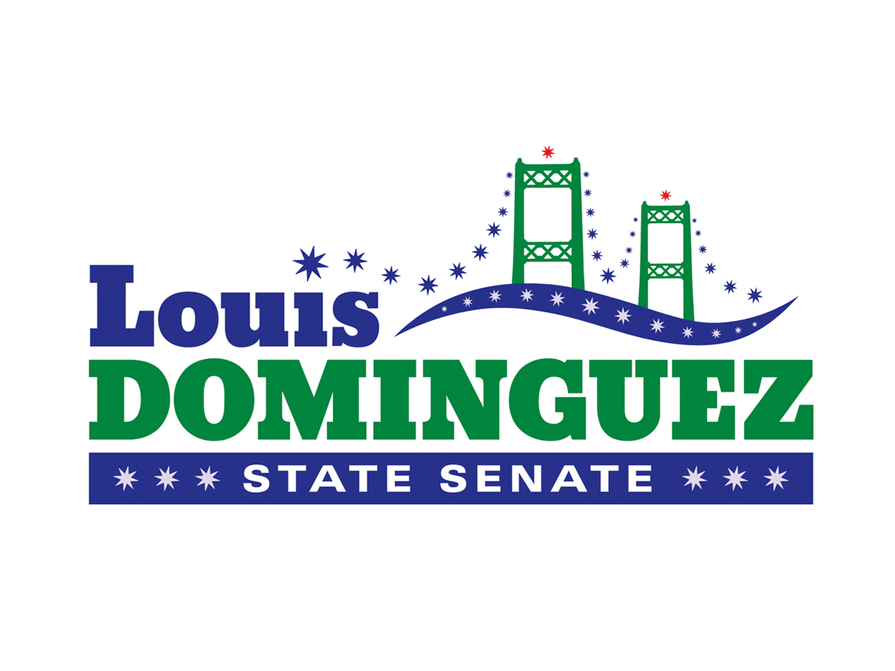 Political Design | Campaign Logo Louis Dominguez Sacramento