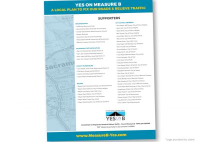 Political Design | Endorsement List | Yes on Measure B | Sacramento
