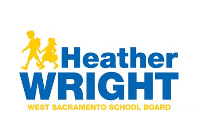 Political Design | Candidate Logos | Heather Wright | West Sacramento